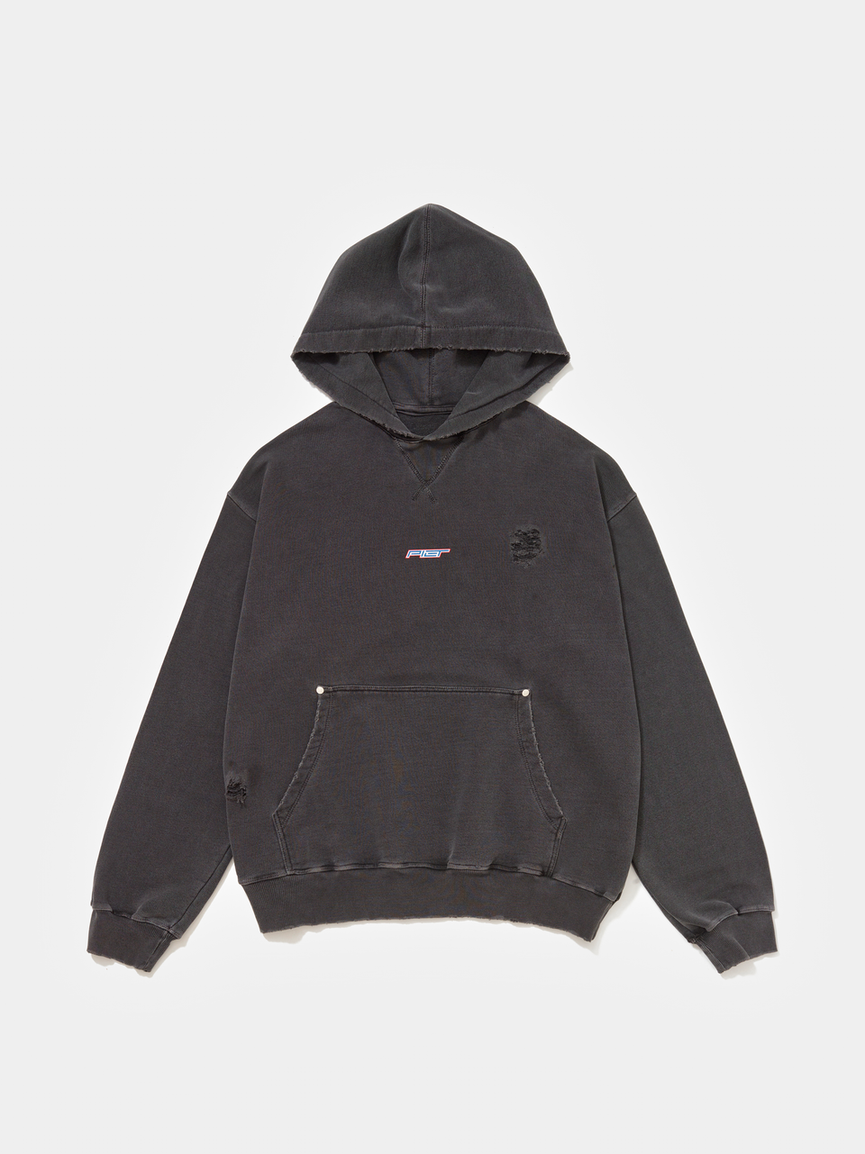 Super Heavyweight Distressed Hoodie