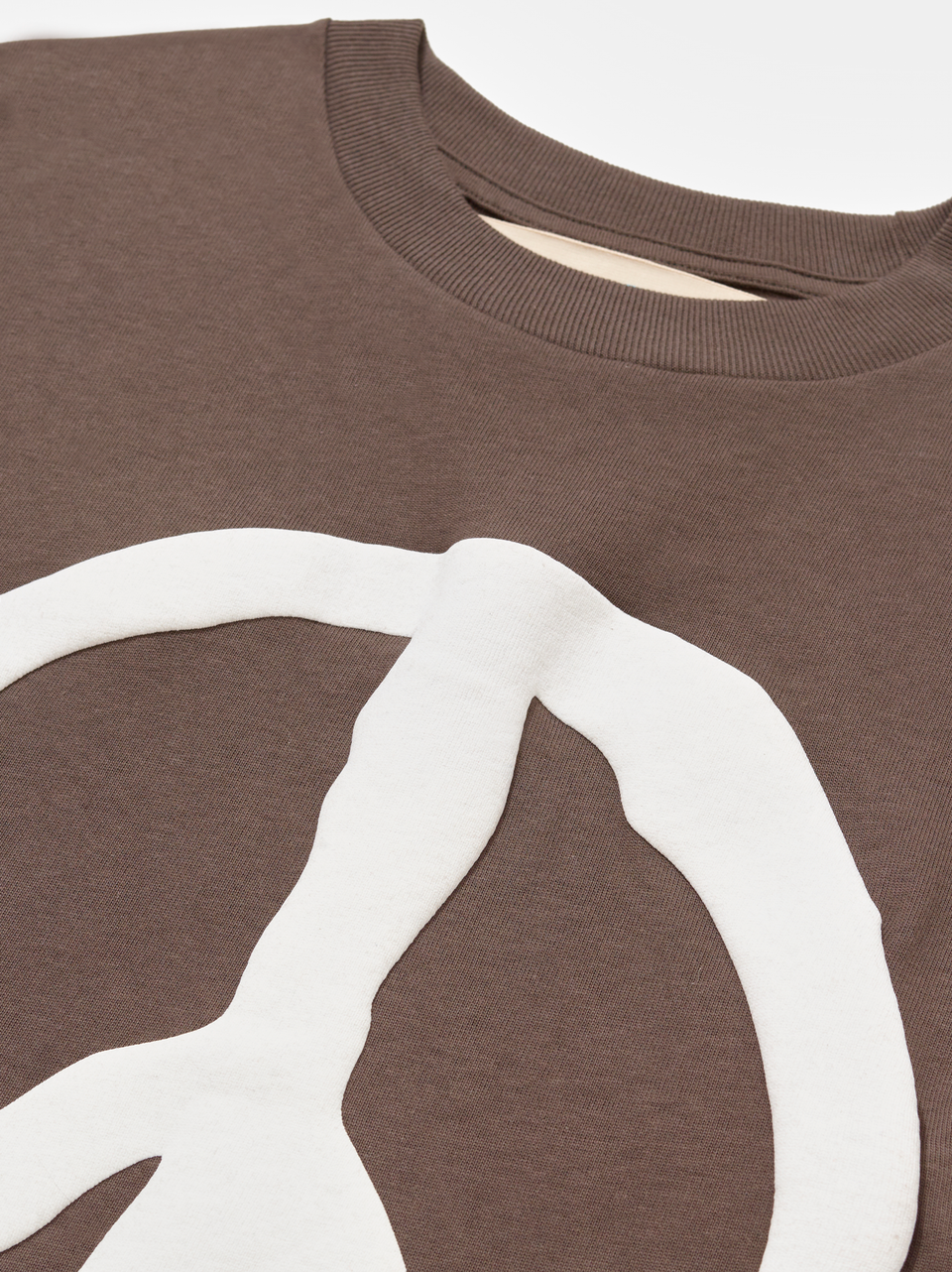 Peace and Love T-Shirt - Brown