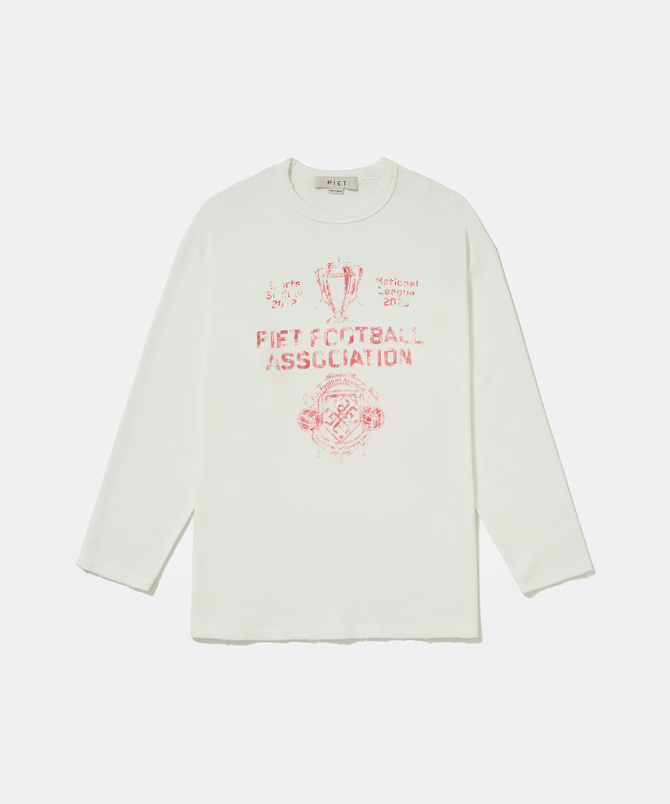 Football Association Long Sleeve T-shirt Bone White – Piet
