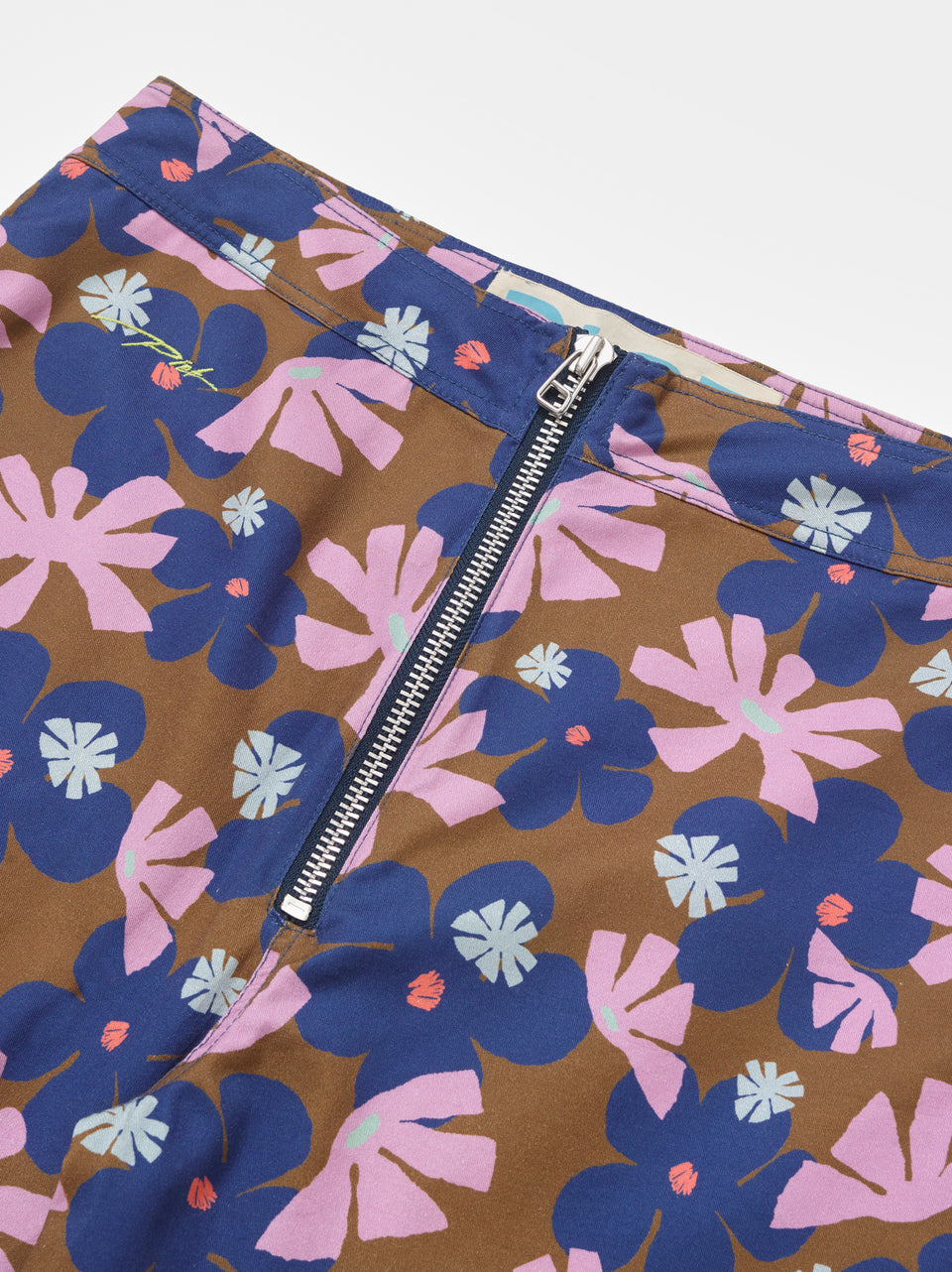 Flower Cotton Board Shorts