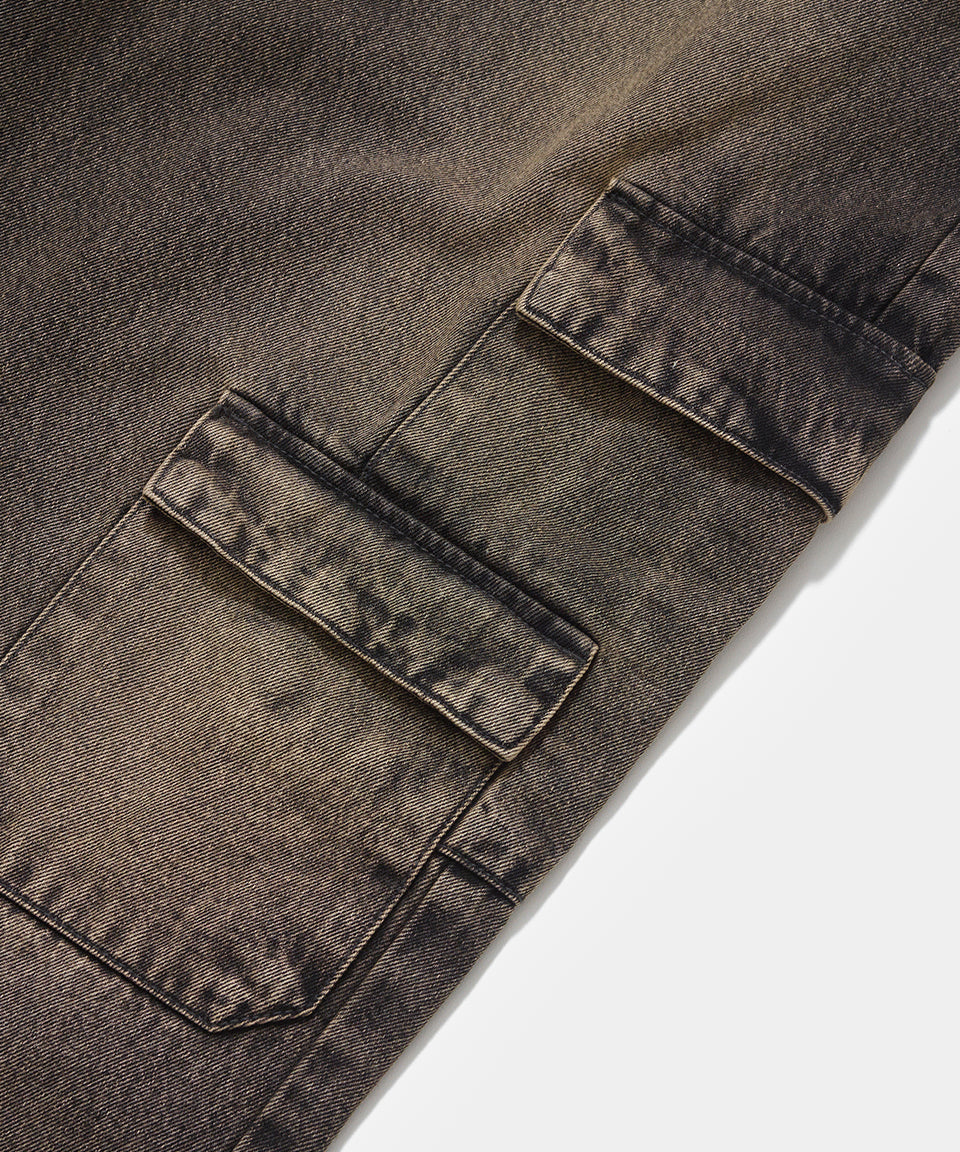 Distressed Denim Pants - Khaki – Piet International
