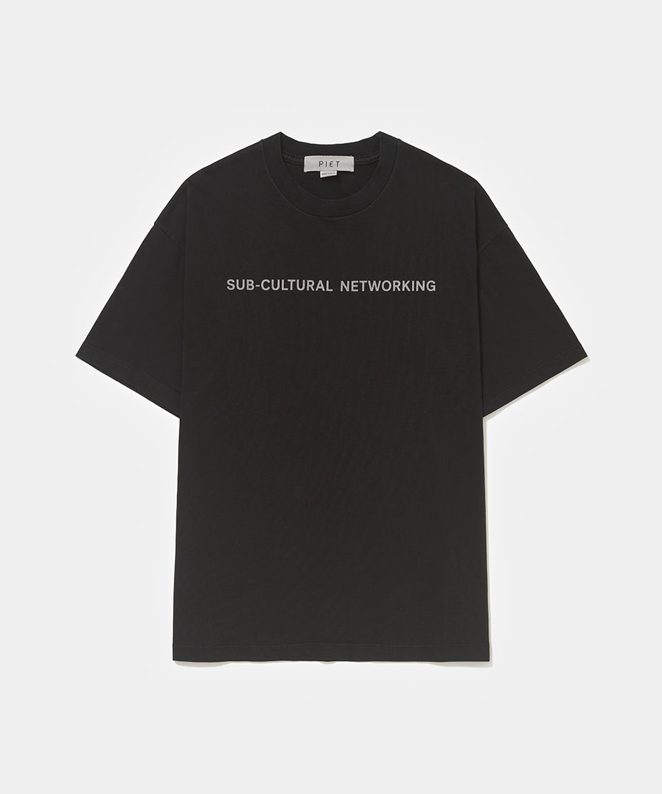 Sub-cultural Networking T-shirt - Black