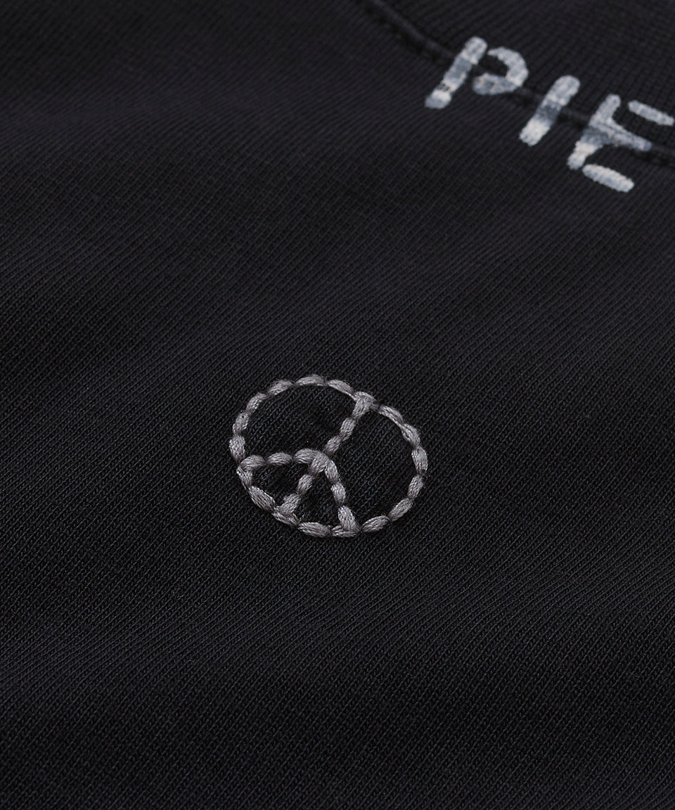 PIET Peace Sleeveless Tee - Vintage Black