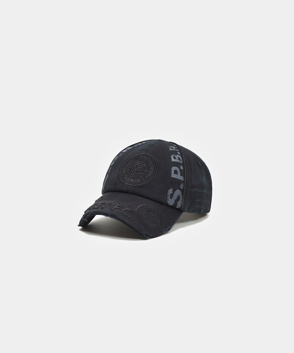 Piet F.C. Distressed Cap - Black