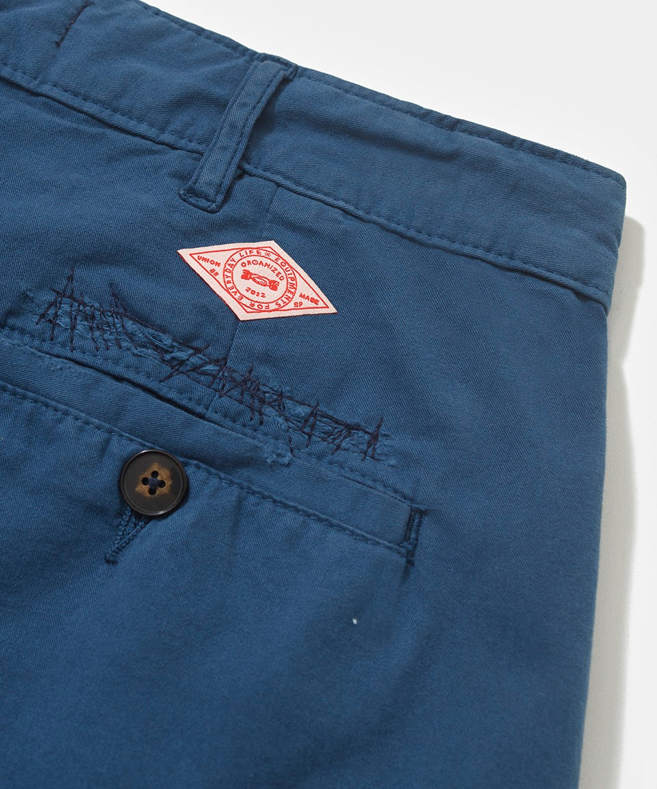 Chino Distressed Shorts - Vintage Navy