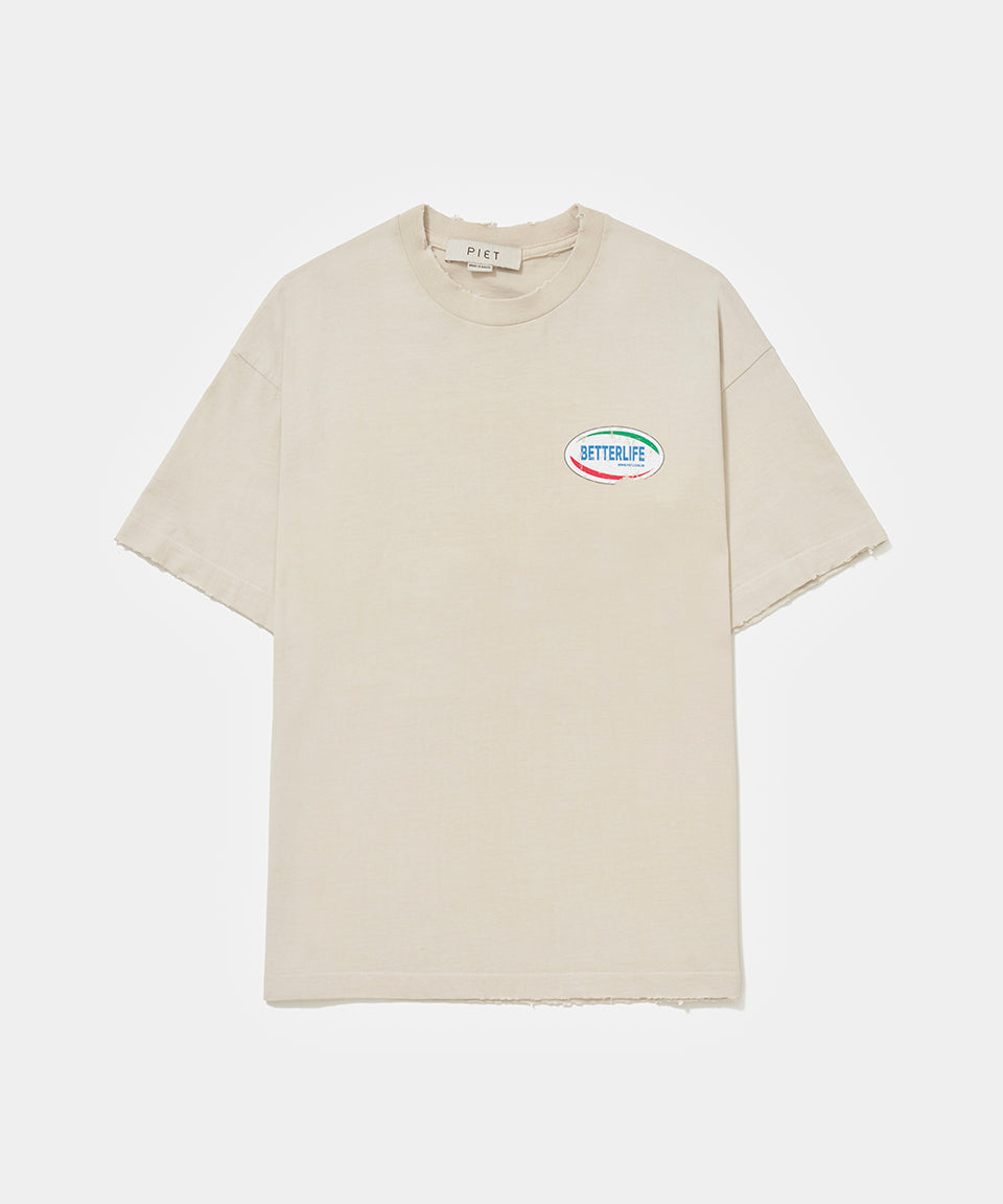 Better Life T-shirt- Beige