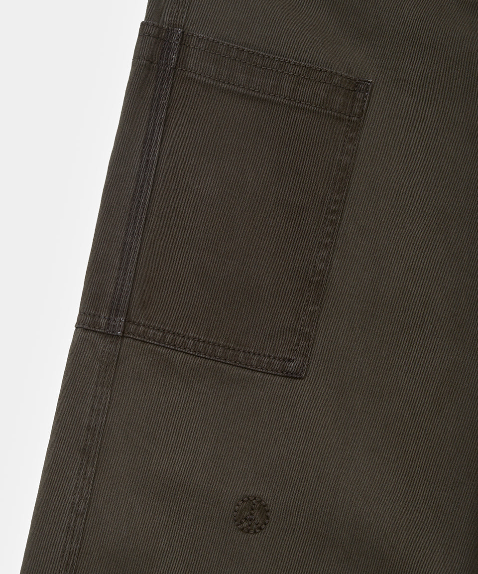 PIET Straight Leg Patchwork Trousers - Vintage Black