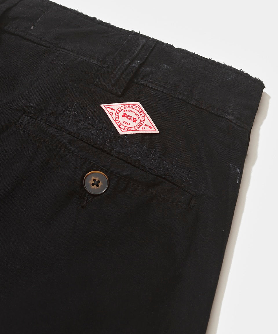 Chino Distressed Pants - Black