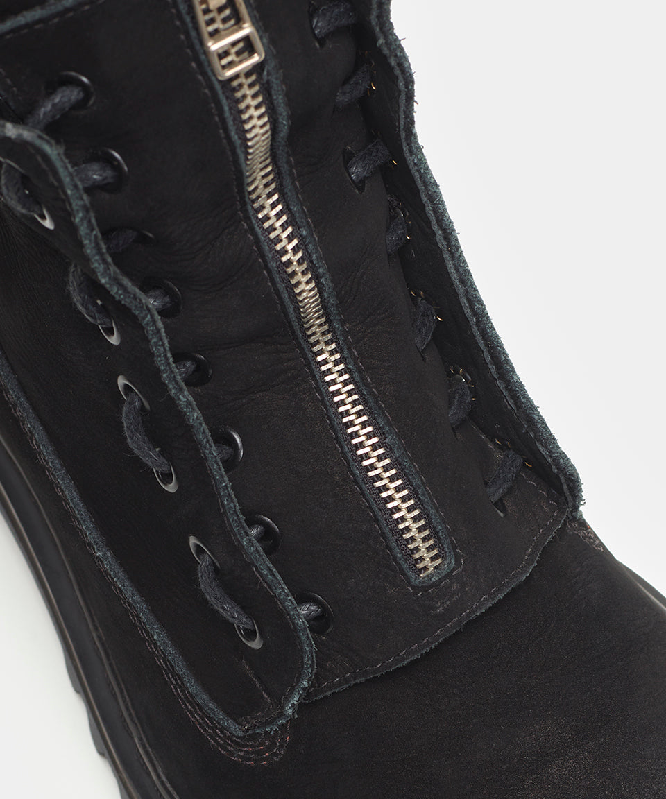 PIET Zippered Boots - Black