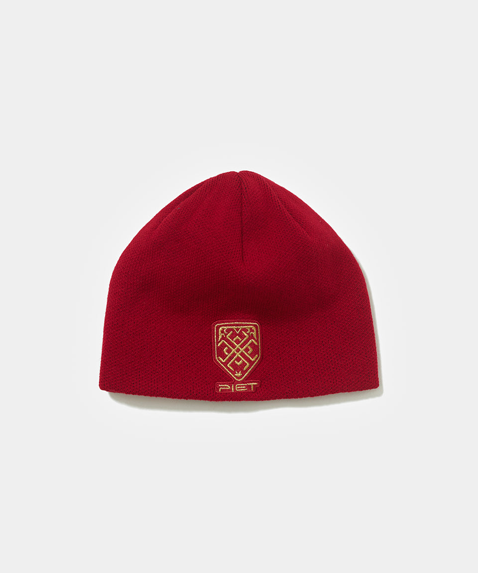 Emblem Beanie - Red