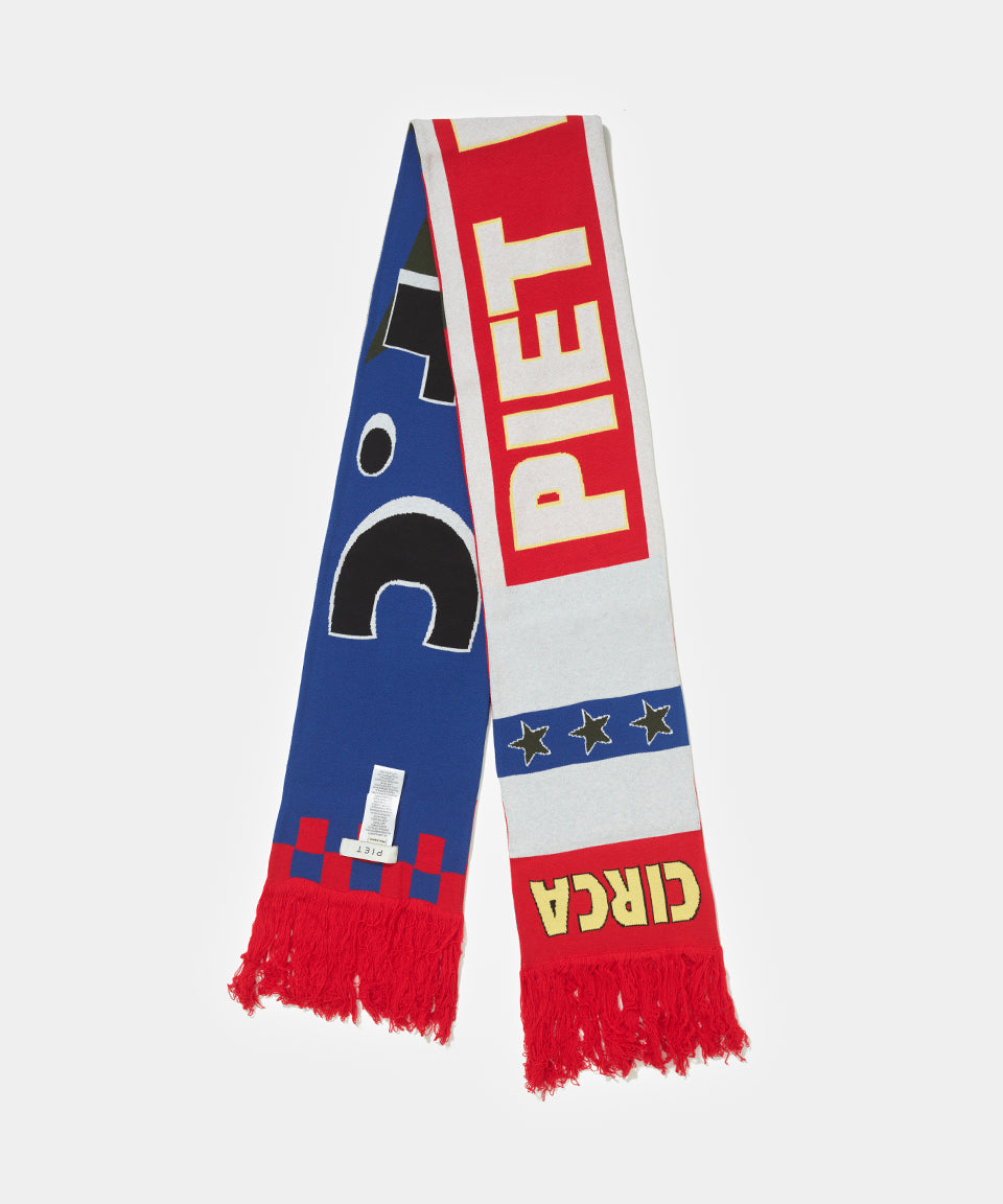 PIET F.C. Football Knitted Scarf - Multicolor