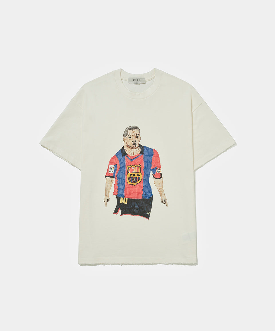 Illustrated Relaxed T-shirt - Bone White