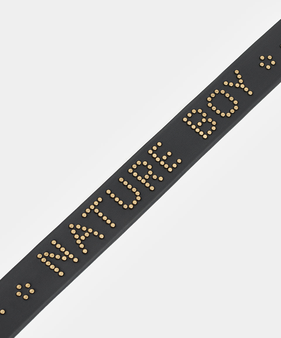 Nature Boy Studded Belt - Black