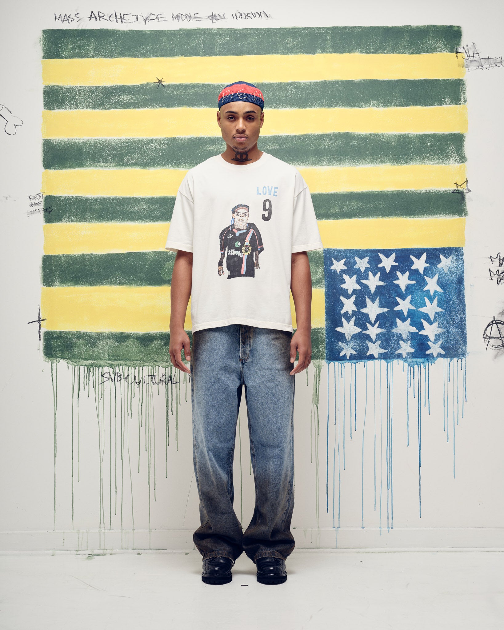 Illustrated T-shirt - Bone White
