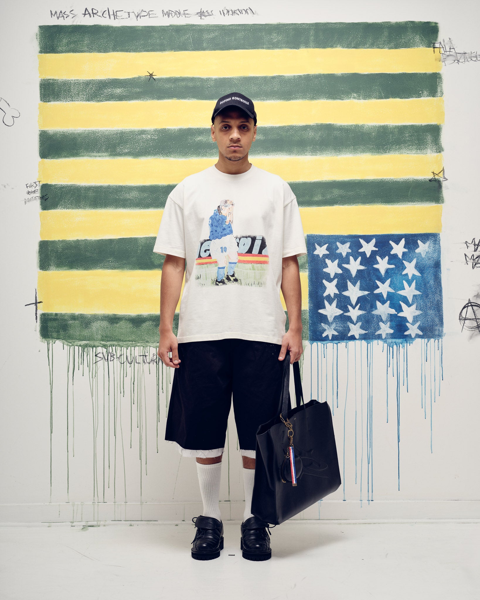 Illustrated T-shirt Bone White