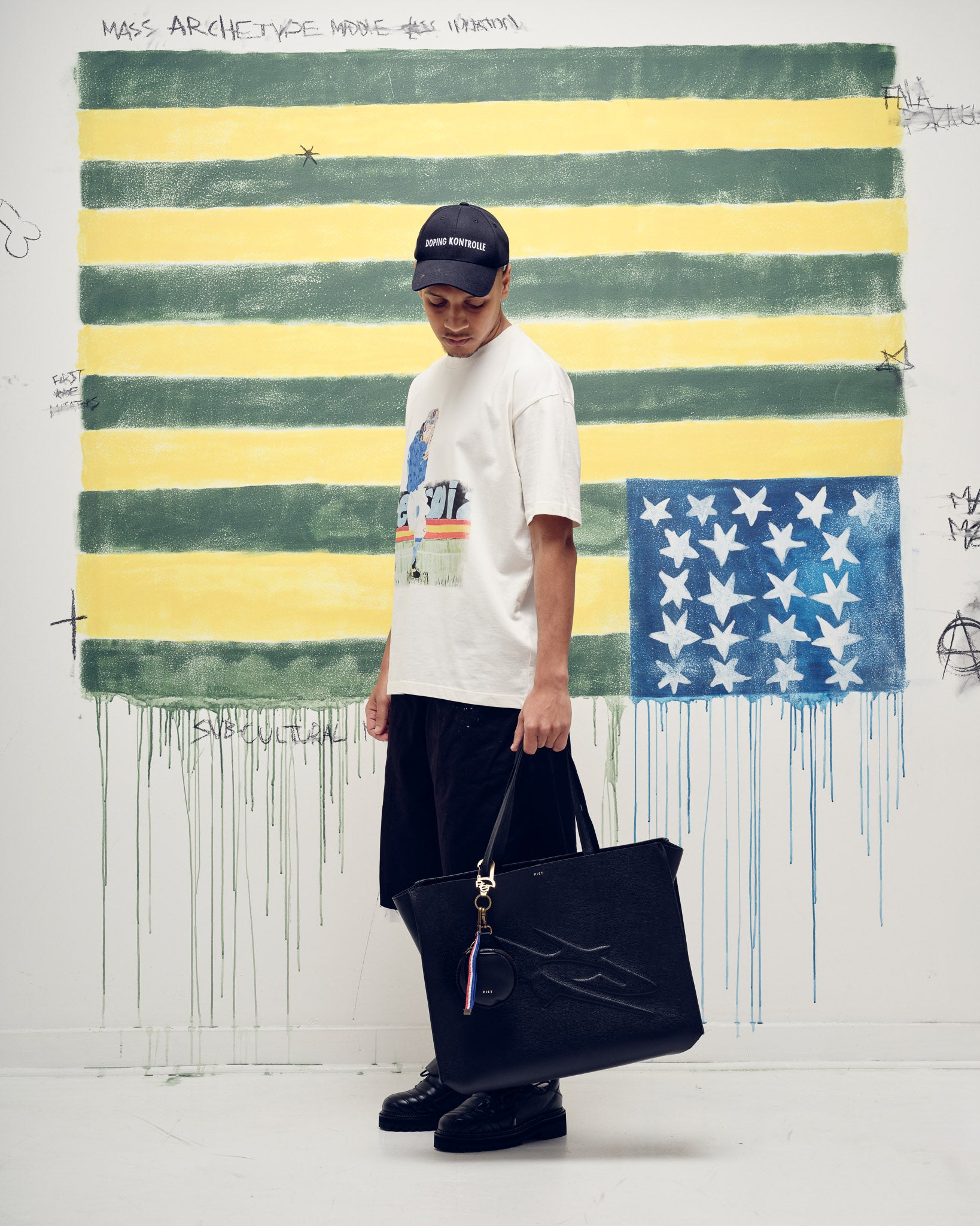 Illustrated T-shirt Bone White