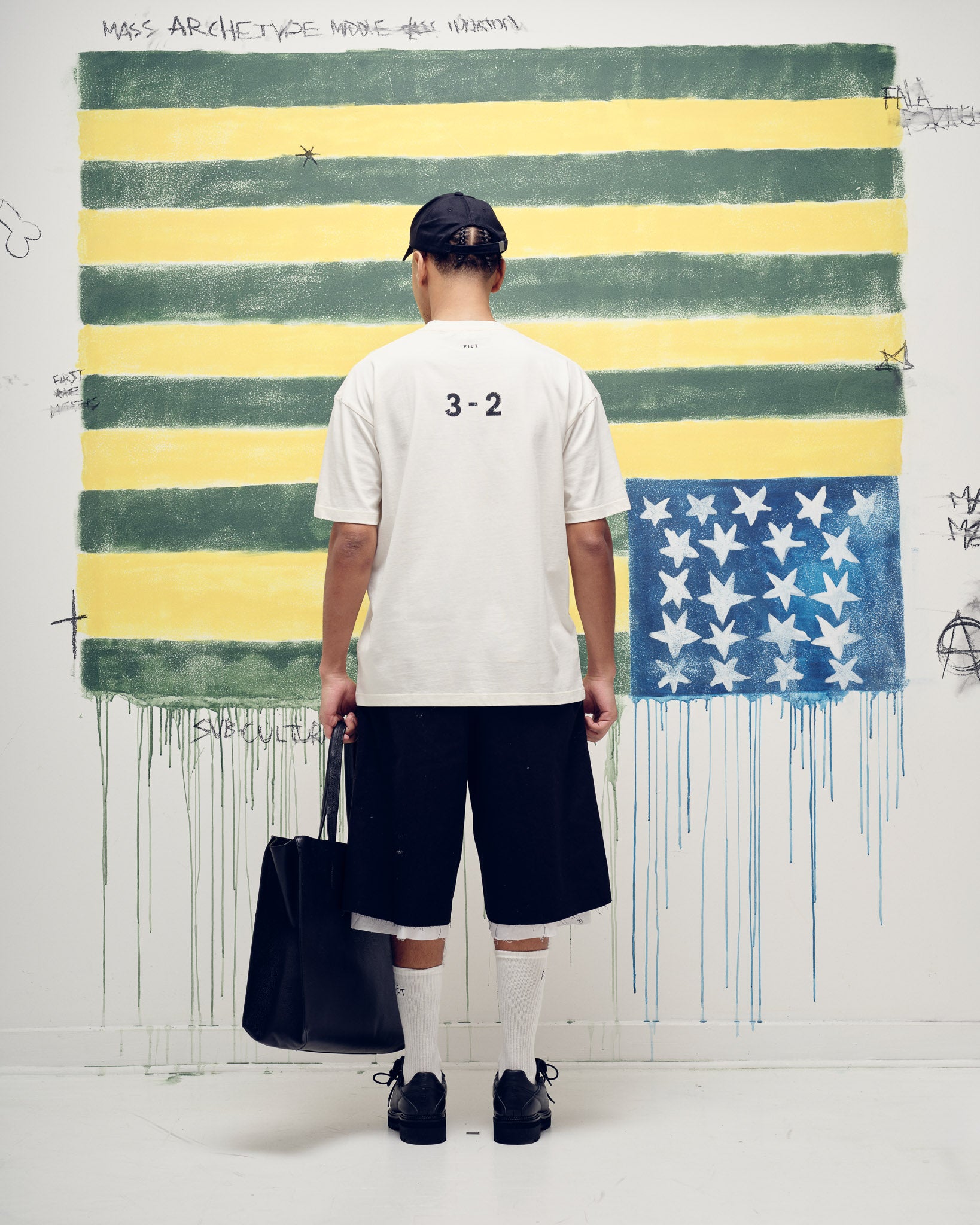 Illustrated T-shirt Bone White