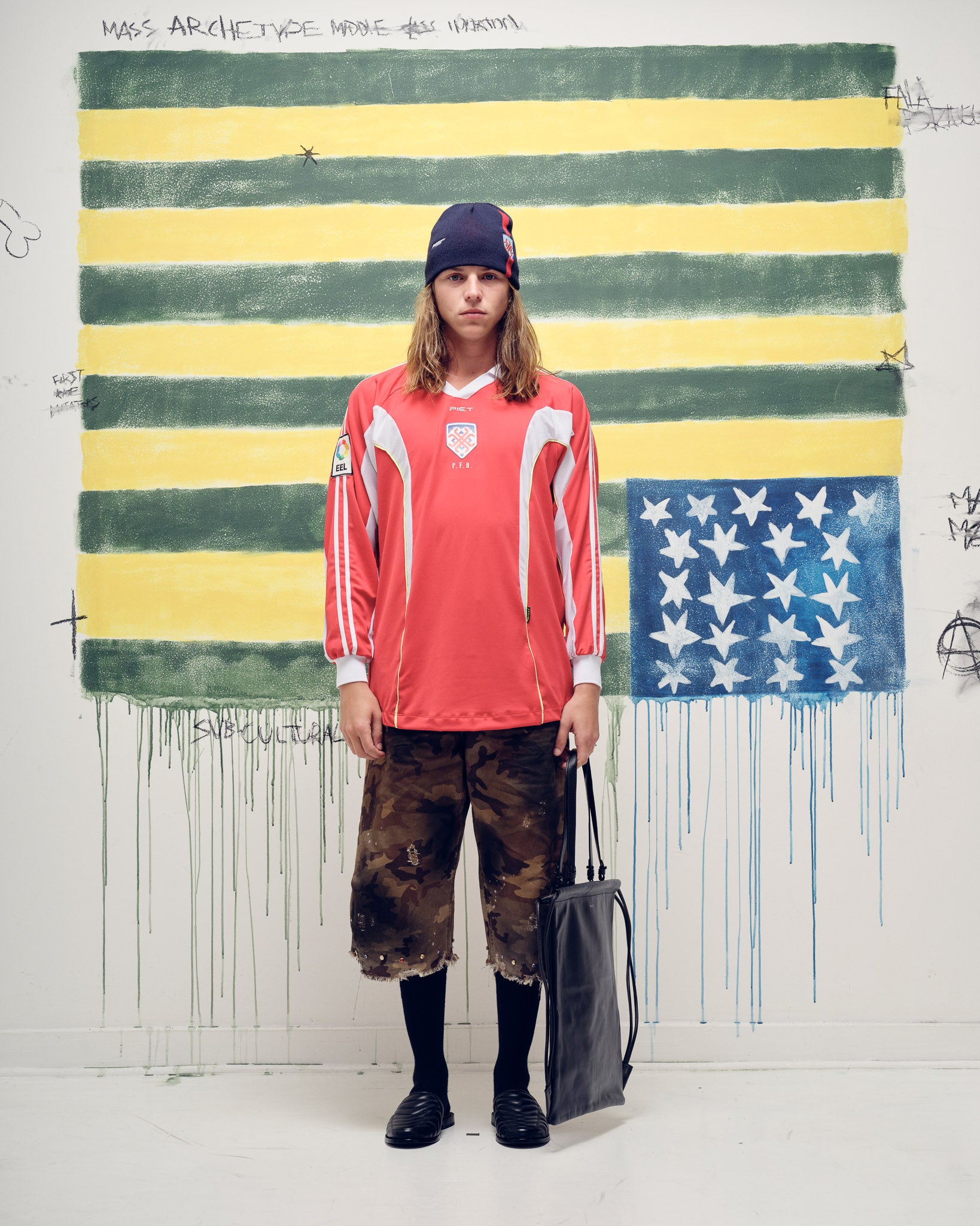 PIET F.C. Long Sleeve Jersey Red