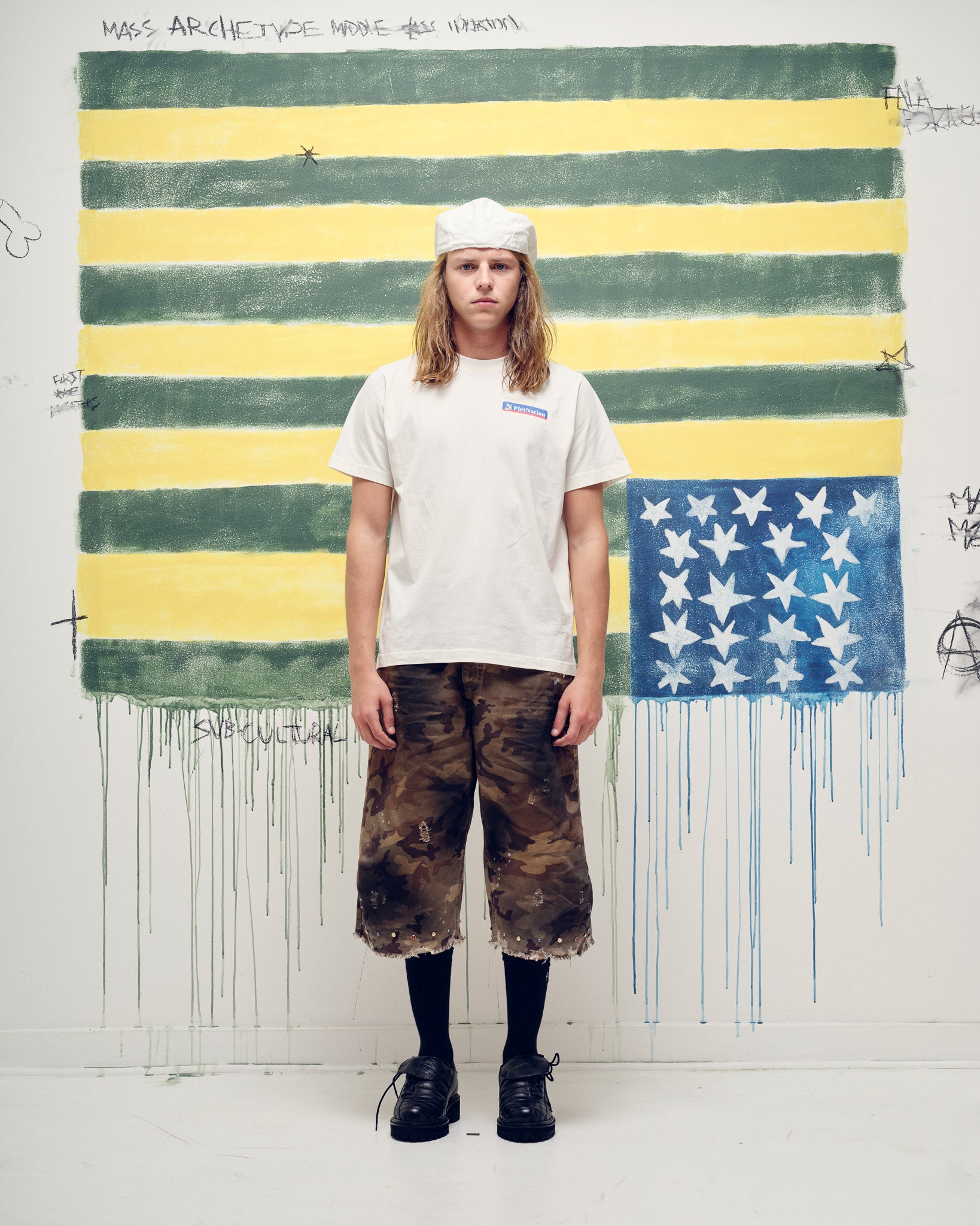 PIET Nation T-shirt Bone White