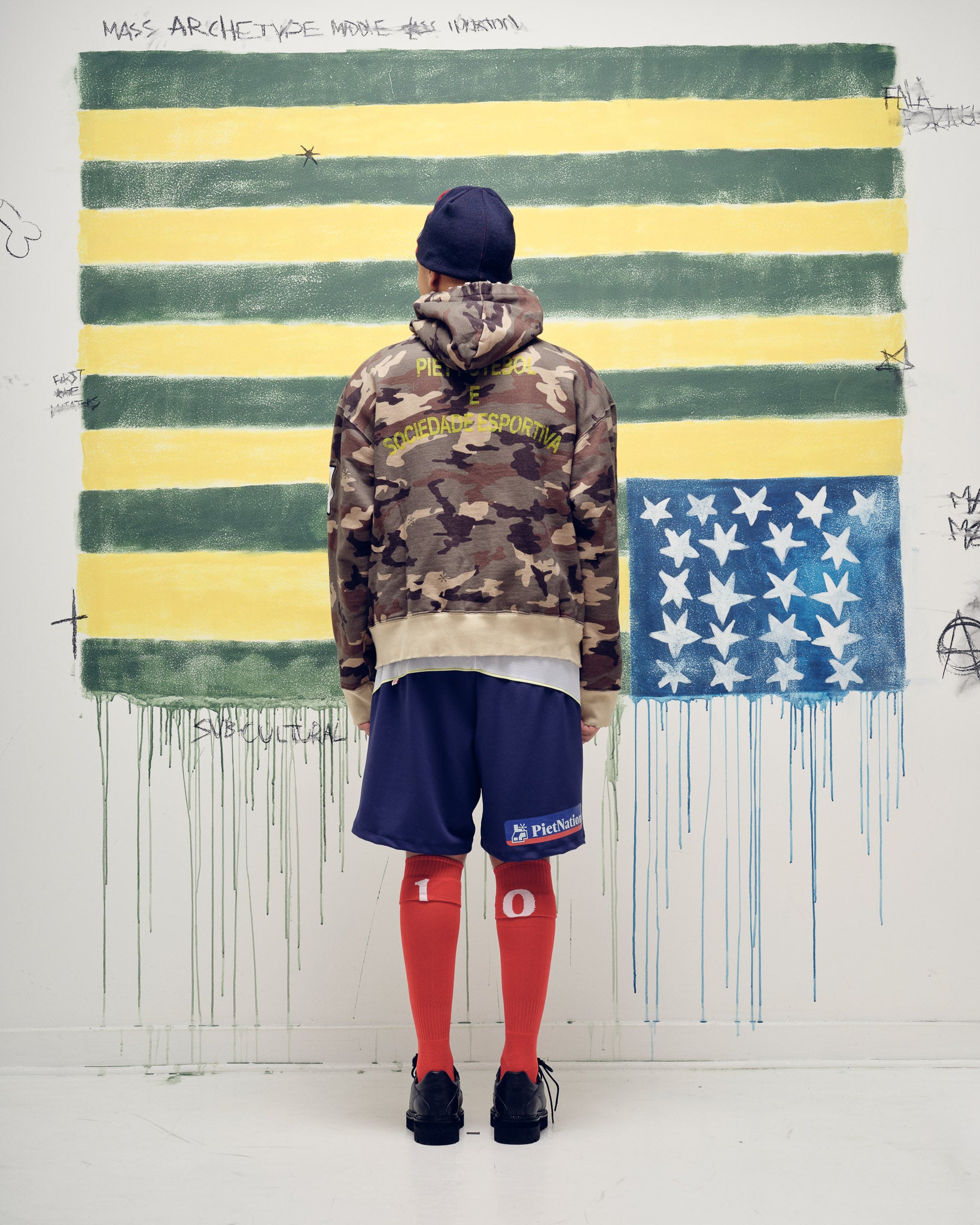 Short Soccer Shorts Navy