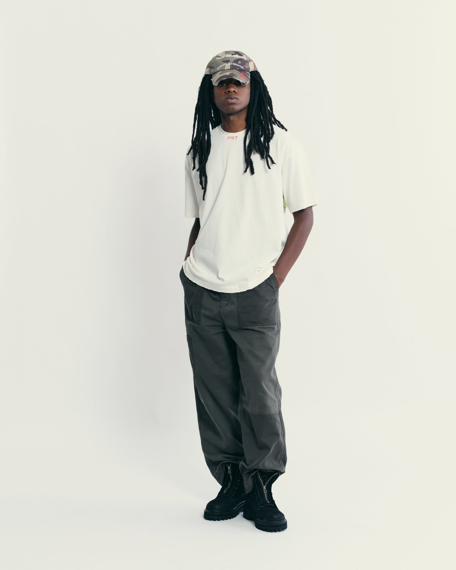 PIET First Rate Imitators T-shirt - Bone White