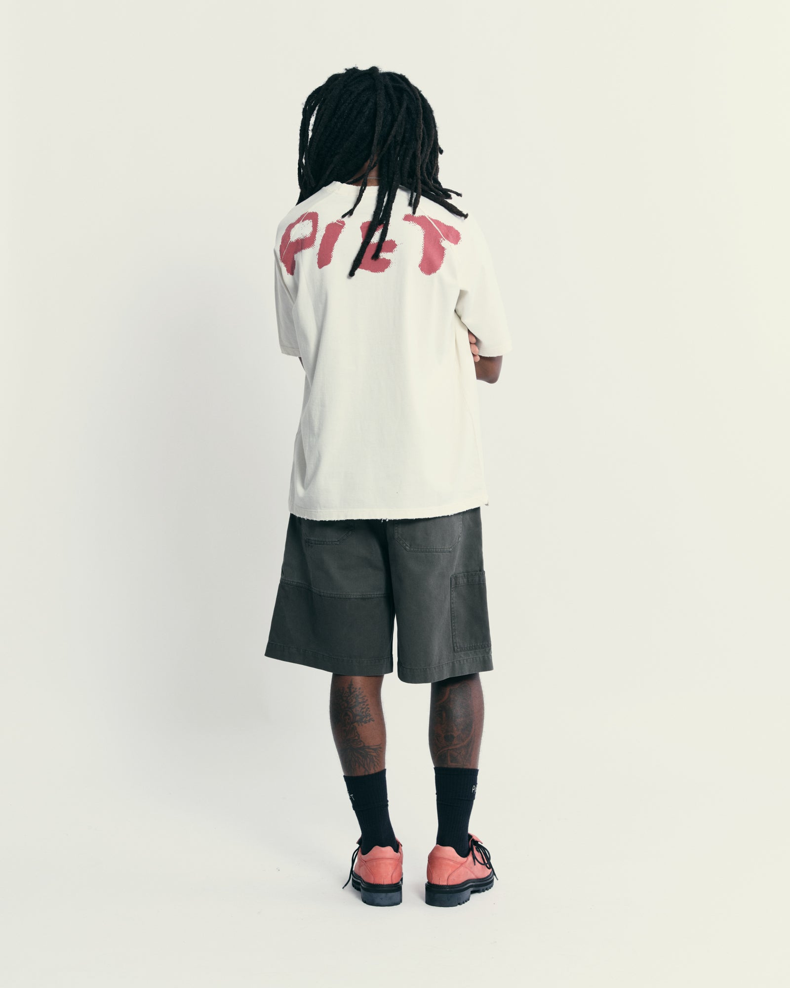 PIET Sub-Cultural Networking T-shirt - Bone White