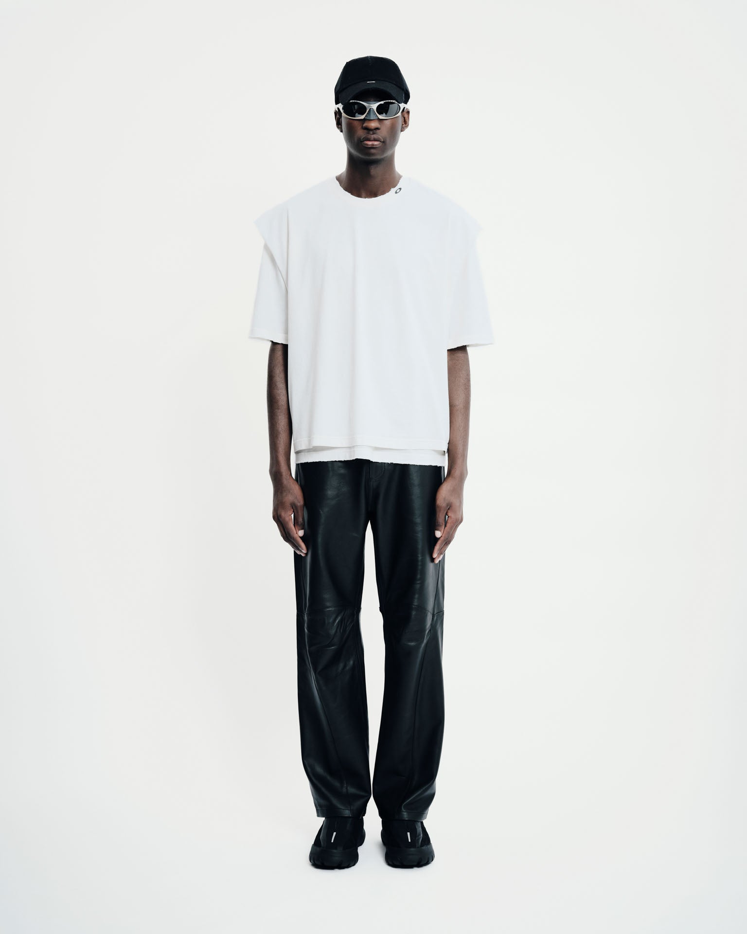 Piet + Oakley Layered T-shirt- Bone White