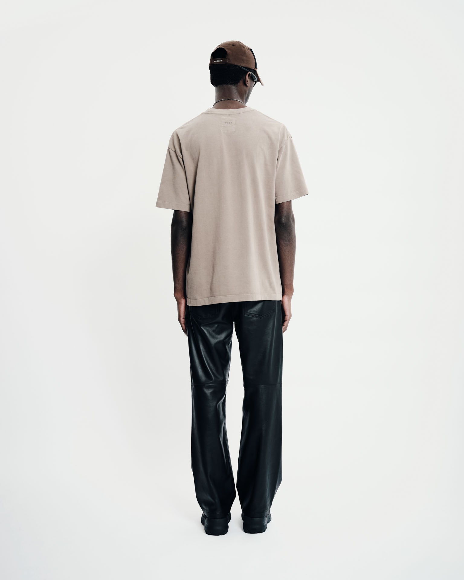 Piet + Oakley Nano Logo T-shirt - Dark tan