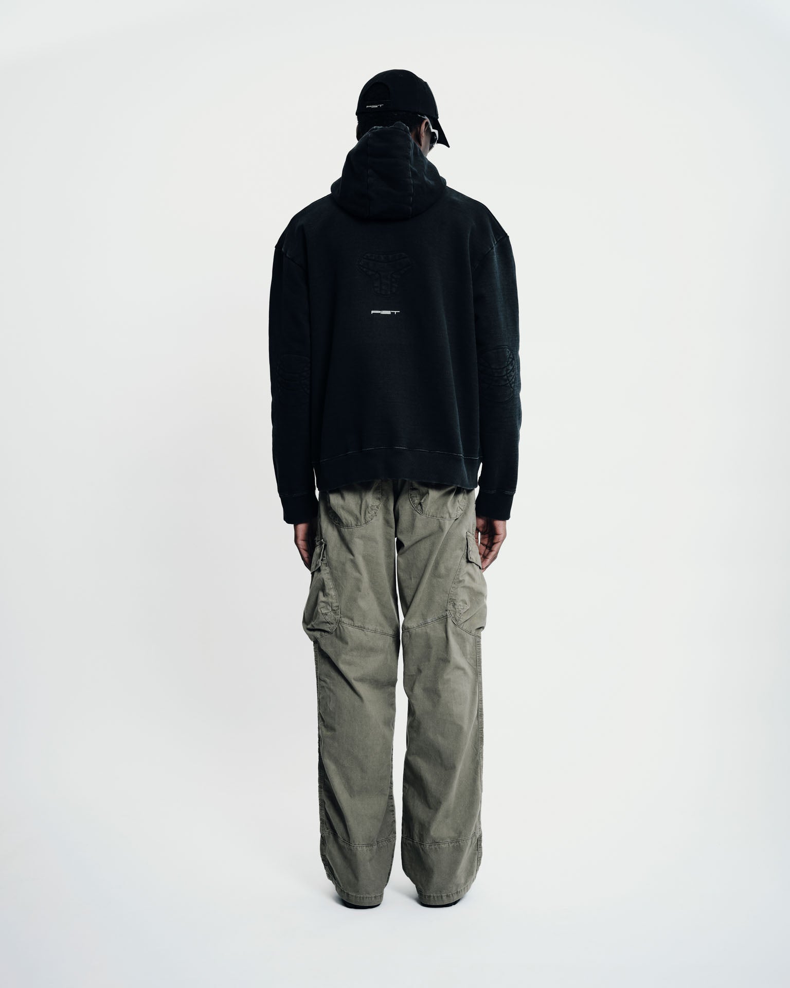 Piet + Oakley Padded Hoodie - Vintage Black