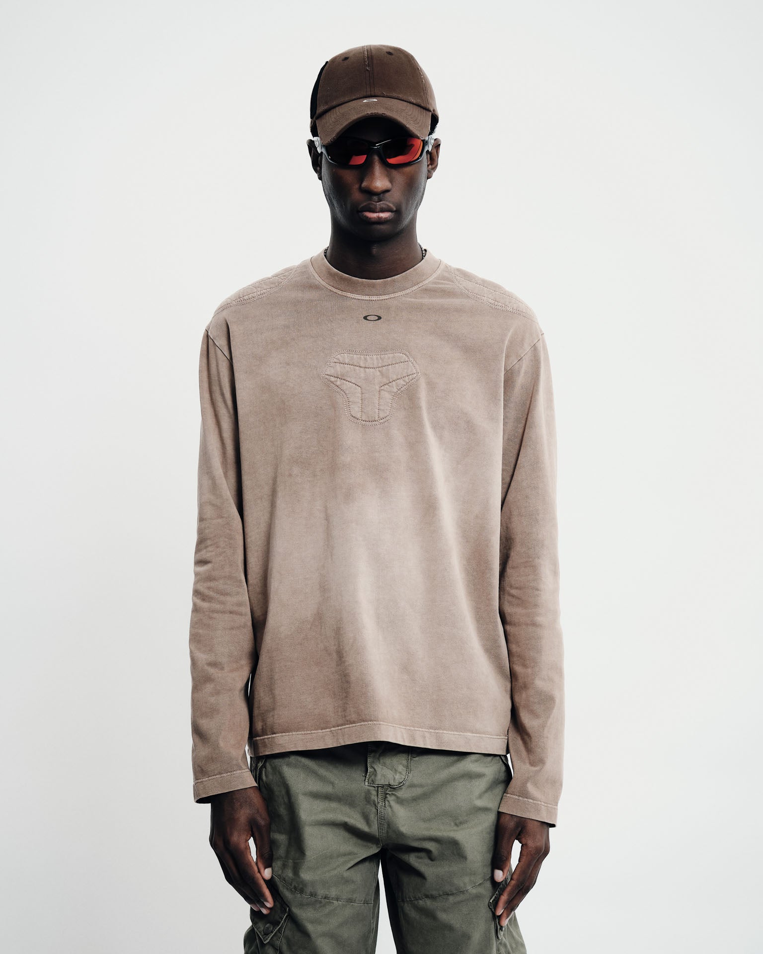 Piet + Oakley Long Sleeve T-shirt - Dark Tan