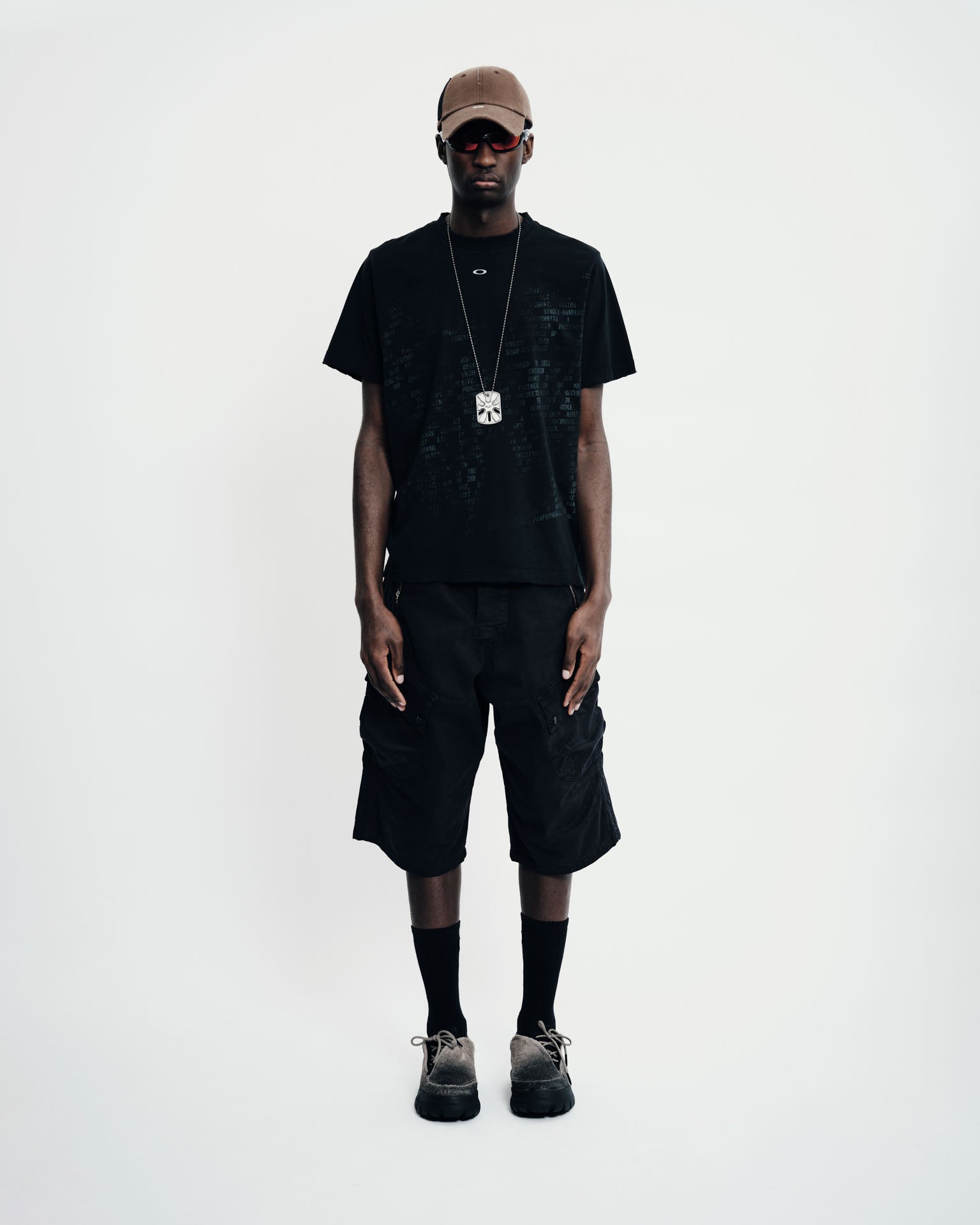 Piet + Oakley Faded Manifest T-shirt - Vintage Black