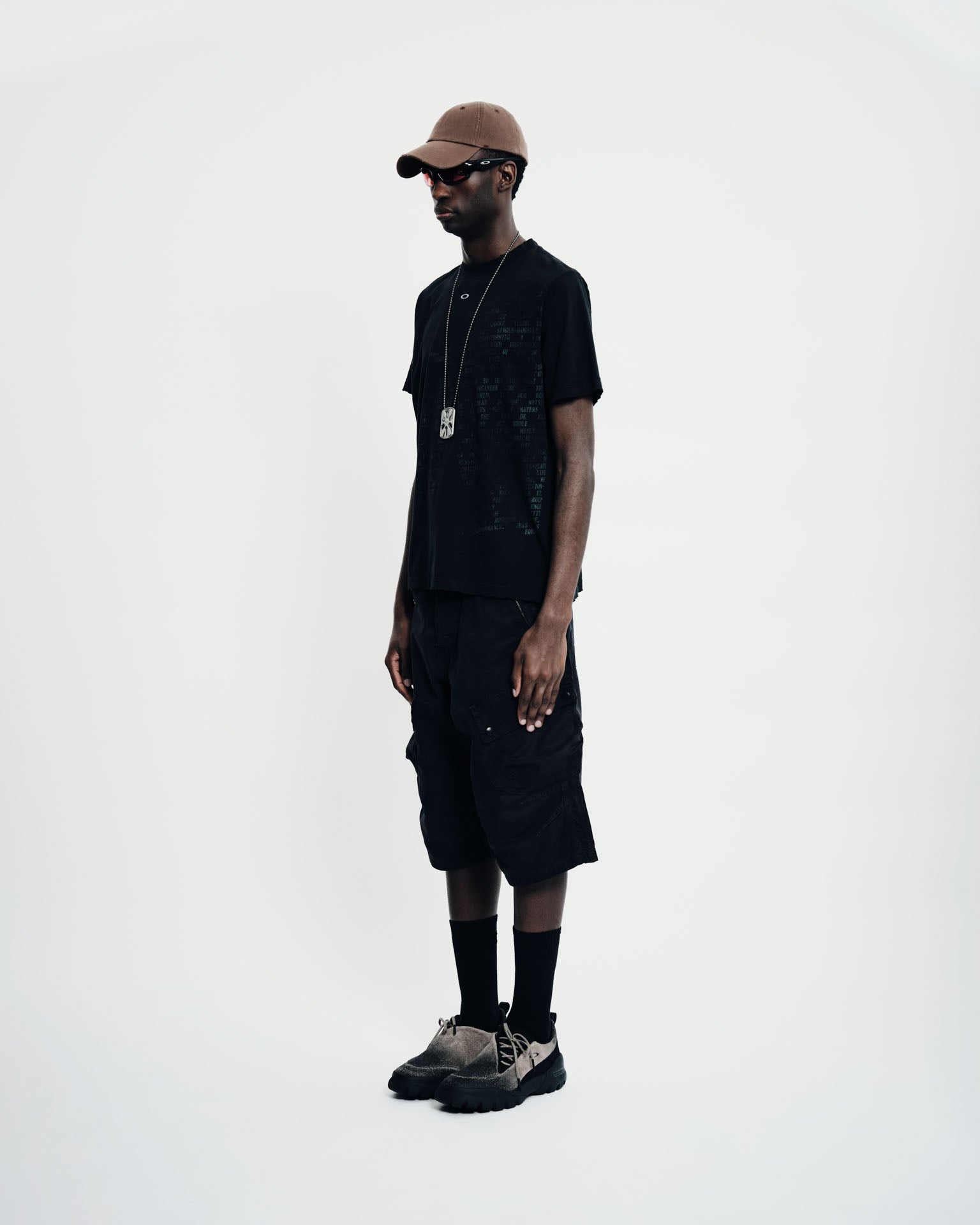 Piet + Oakley Faded Manifest T-shirt - Vintage Black