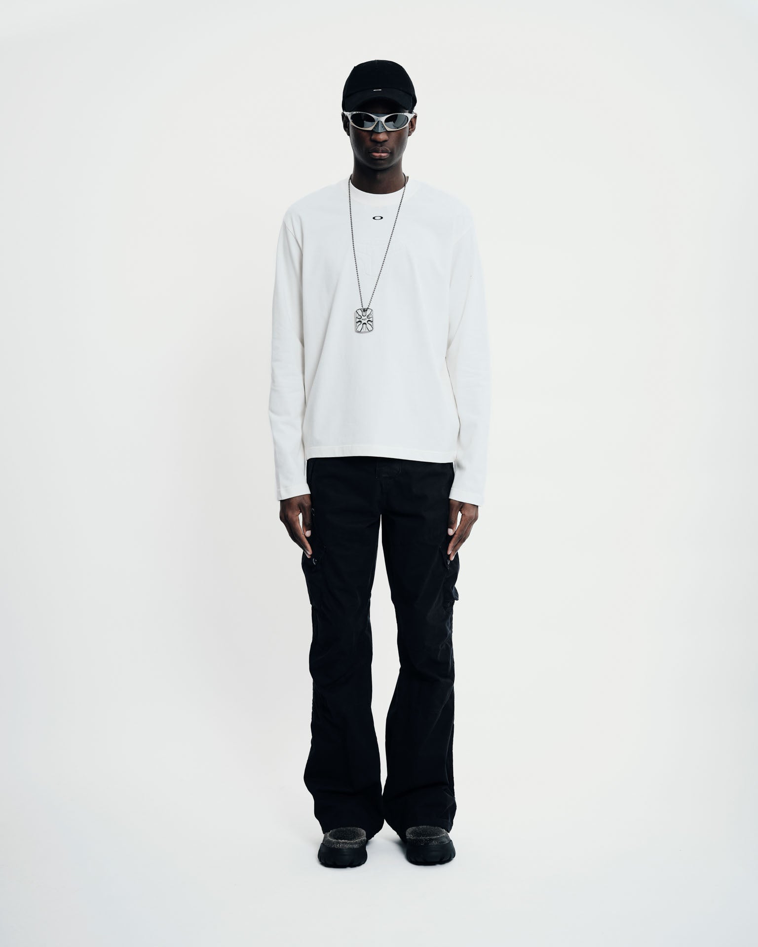 Piet + Oakley Long Sleeve T-shirt - Bone white