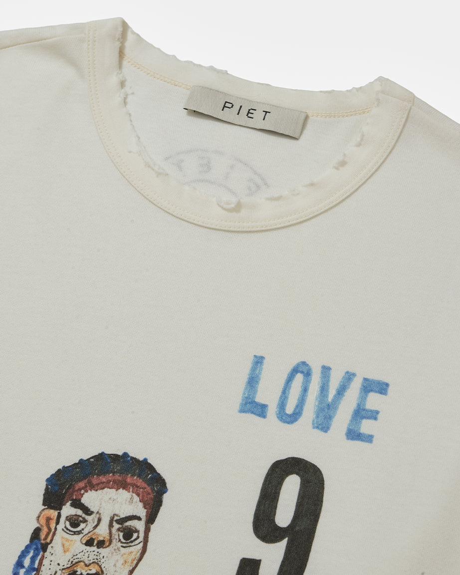 Illustrated T-shirt - Bone White