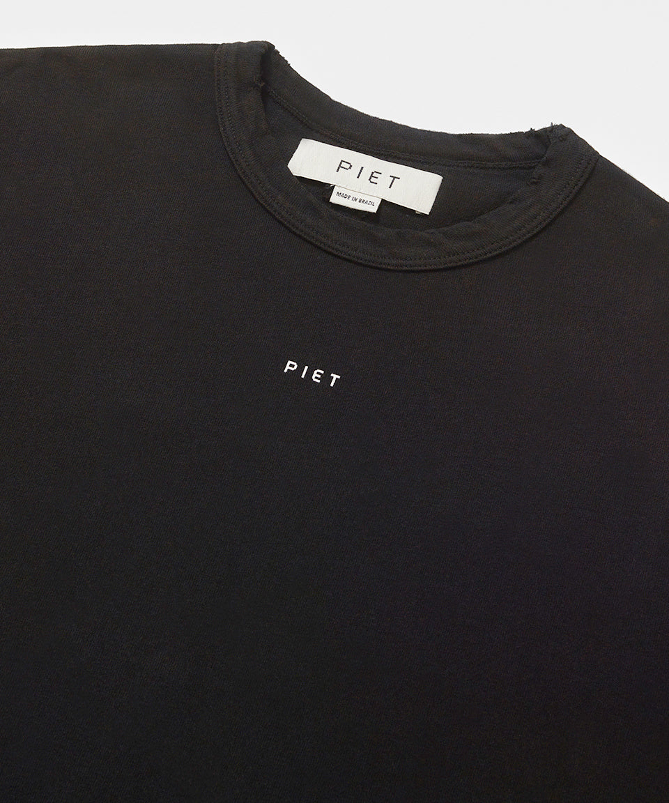 Logo T-shirt Vintage Black – Piet International