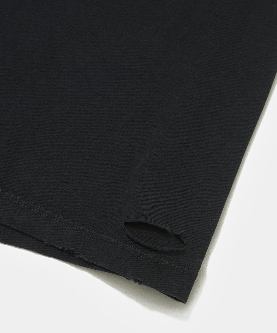 Double Sleeve T-shirt Vintage Black