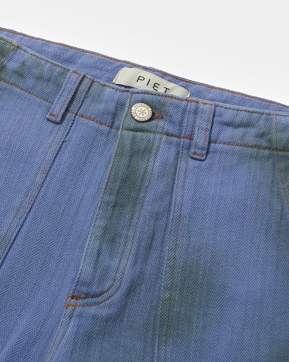 PIET Nation Selvedge Denim Pants Medium Blue