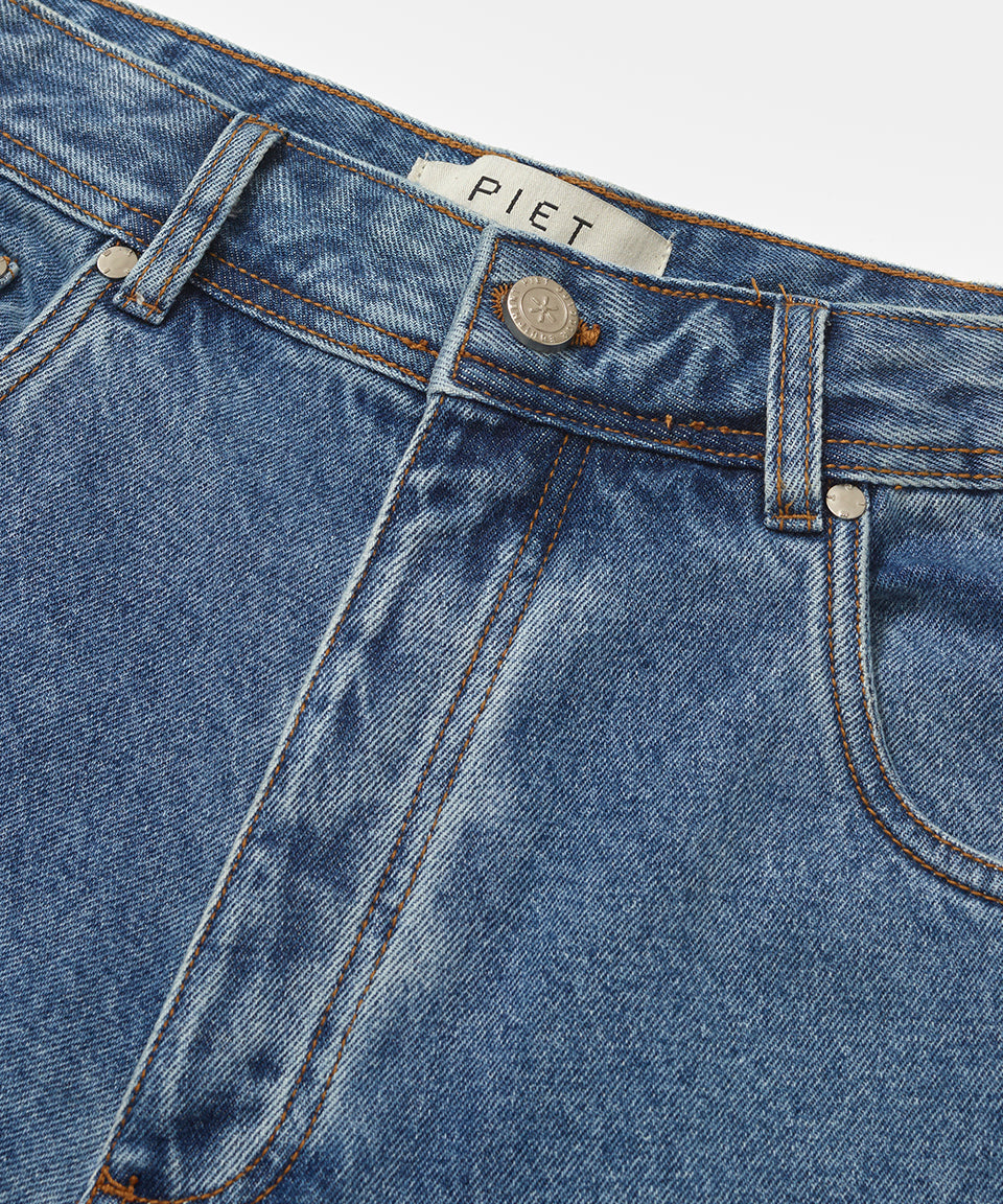 Brand New Shorts Washed Denin