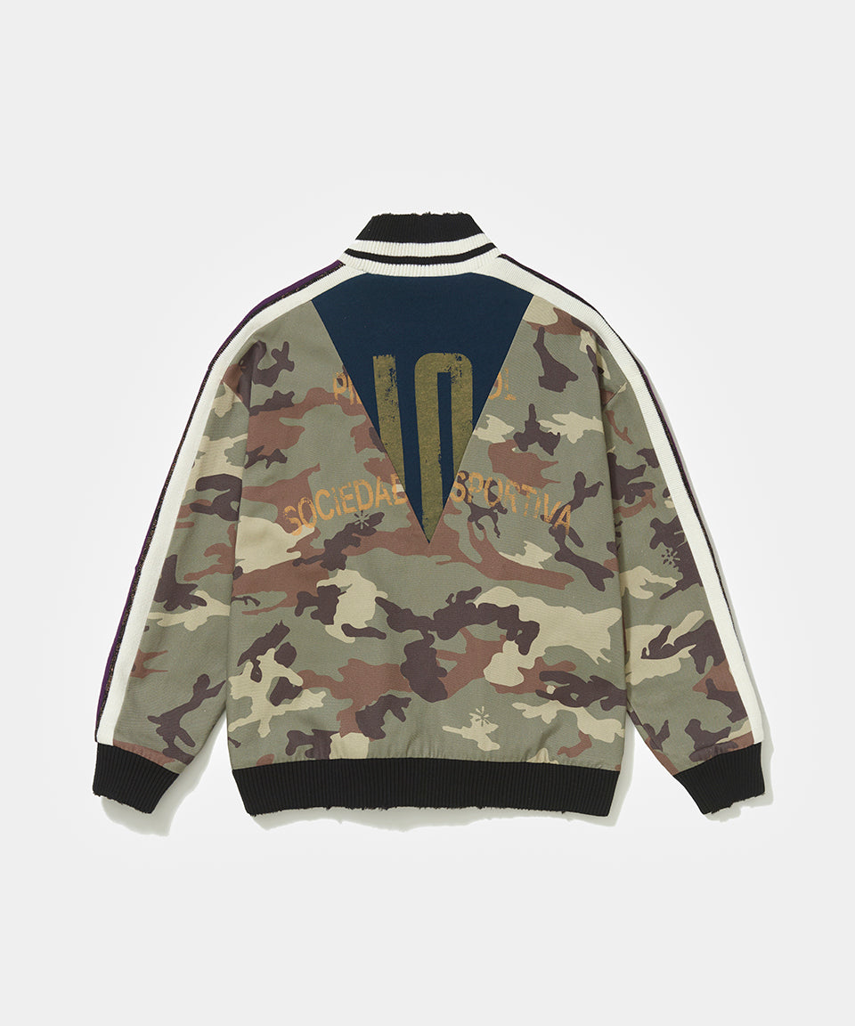 Patchwork Camo Track Jacket