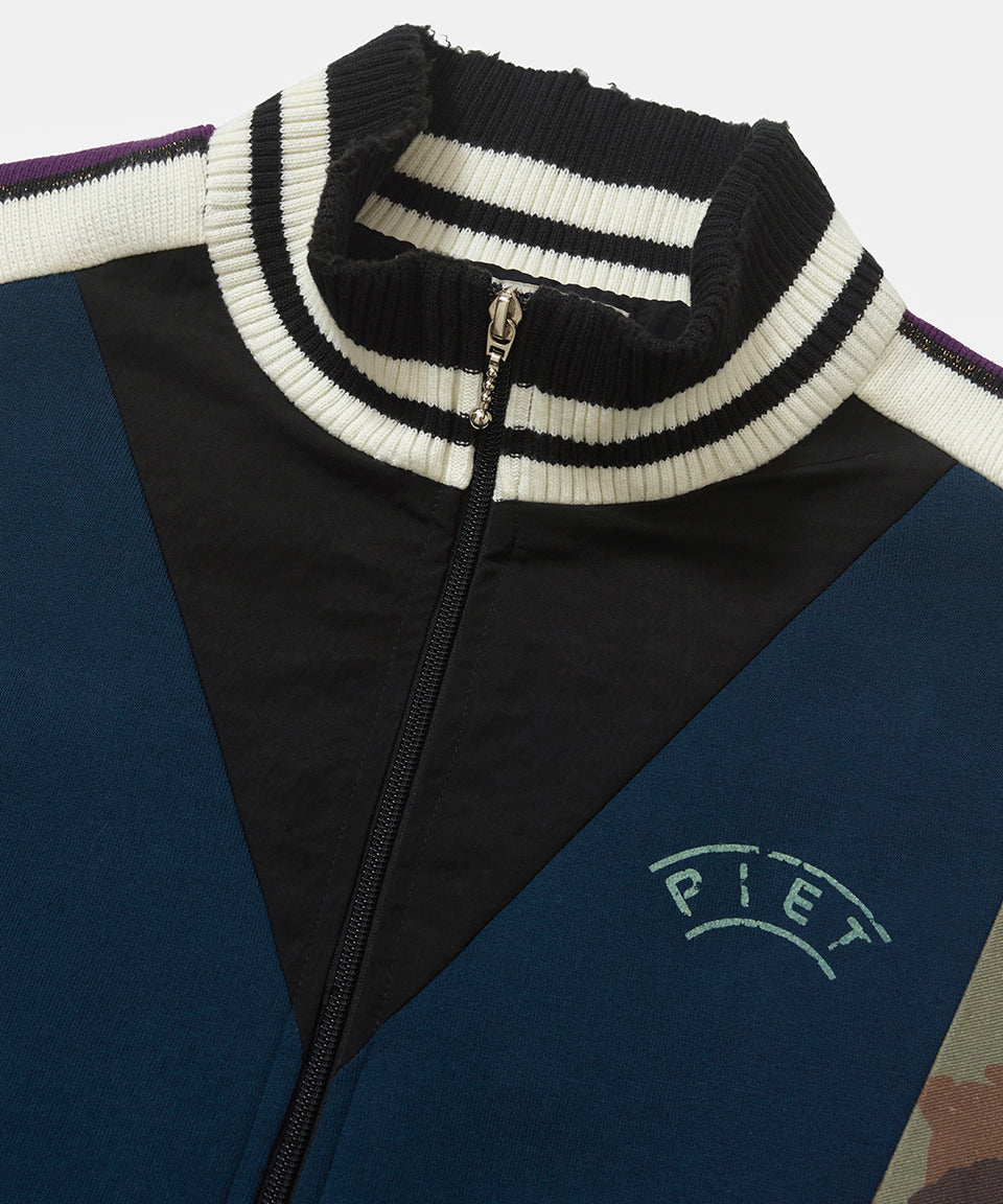 Patchwork Camo Track Jacket
