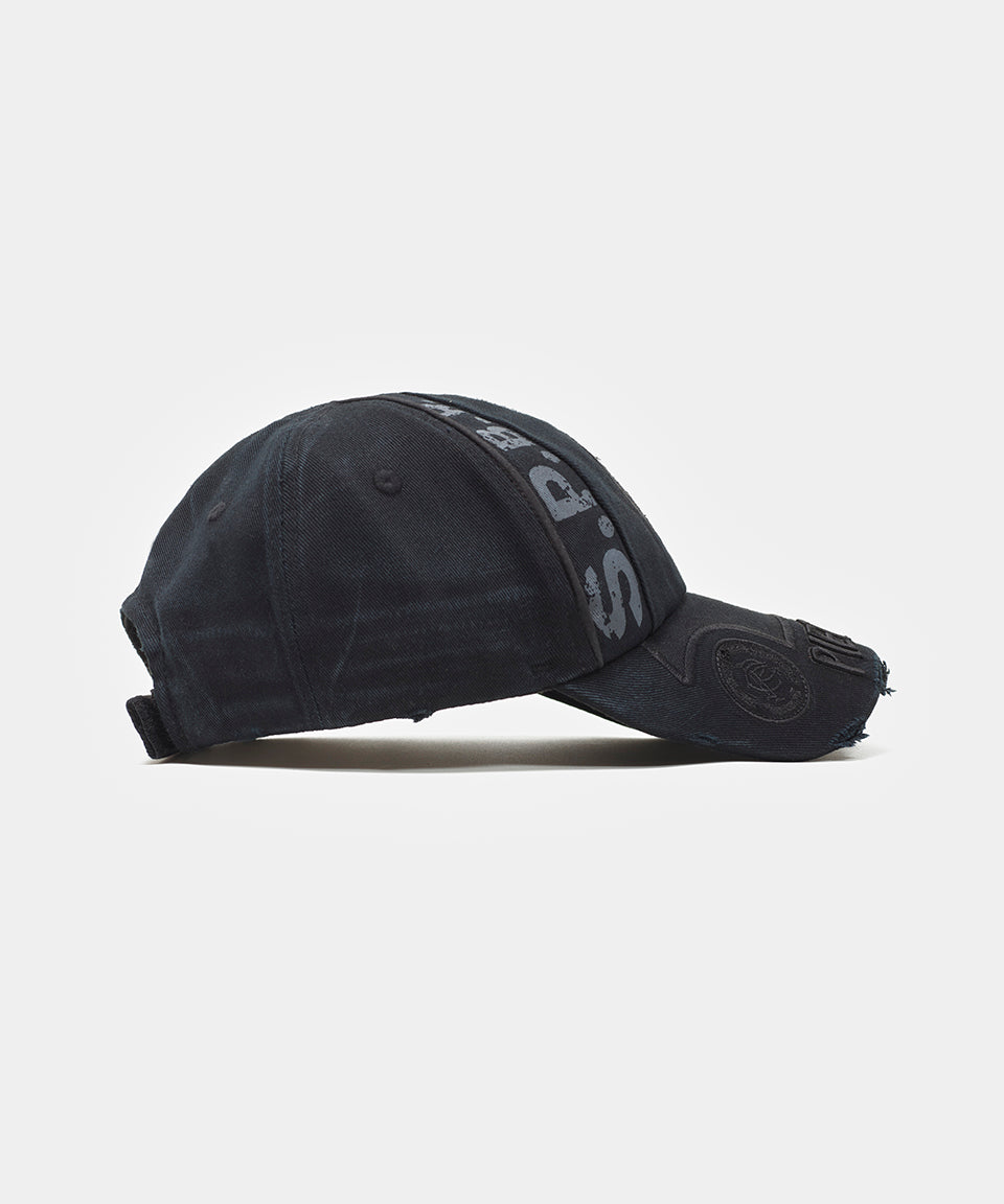 Piet F.C. Distressed Cap - Black