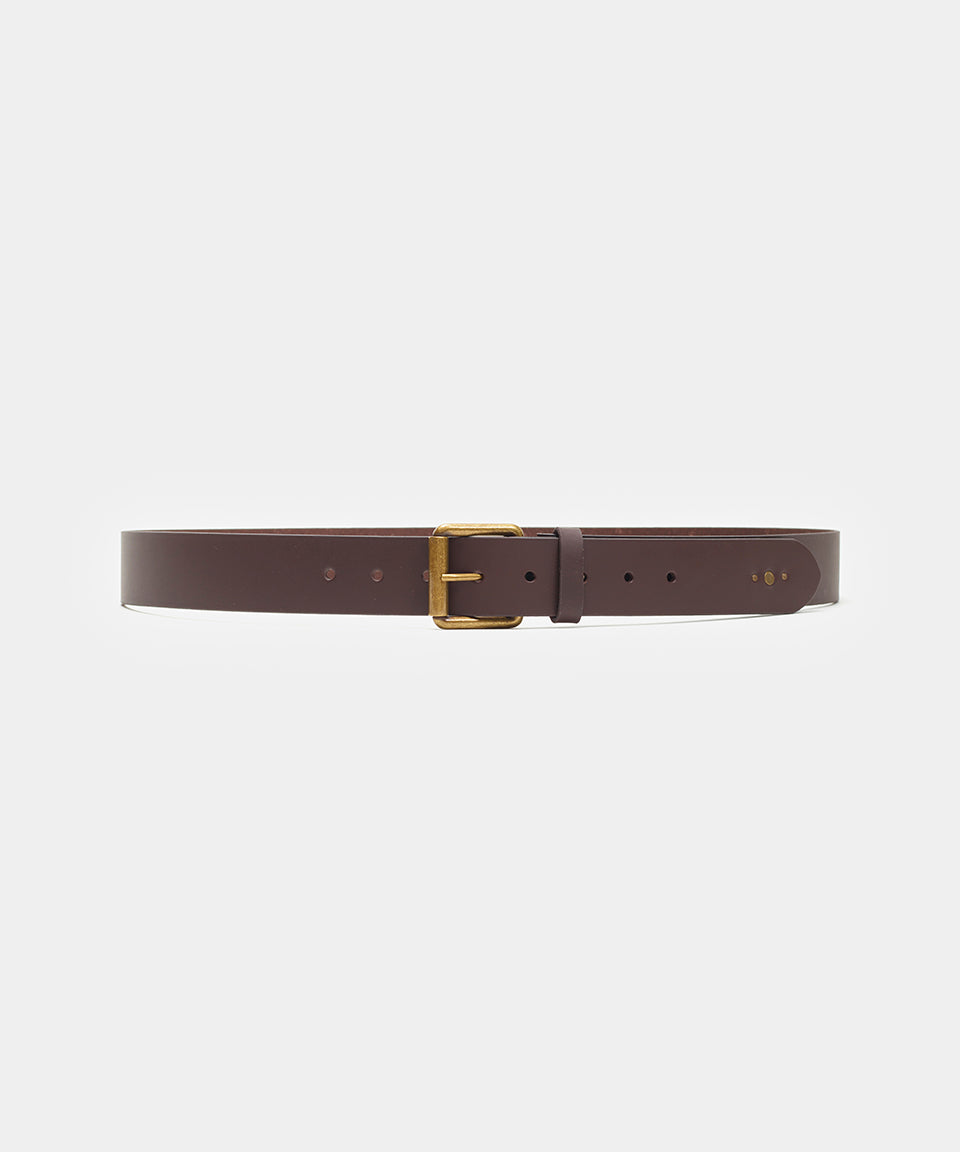 PIET Nation Studded Belt - Dark Brown