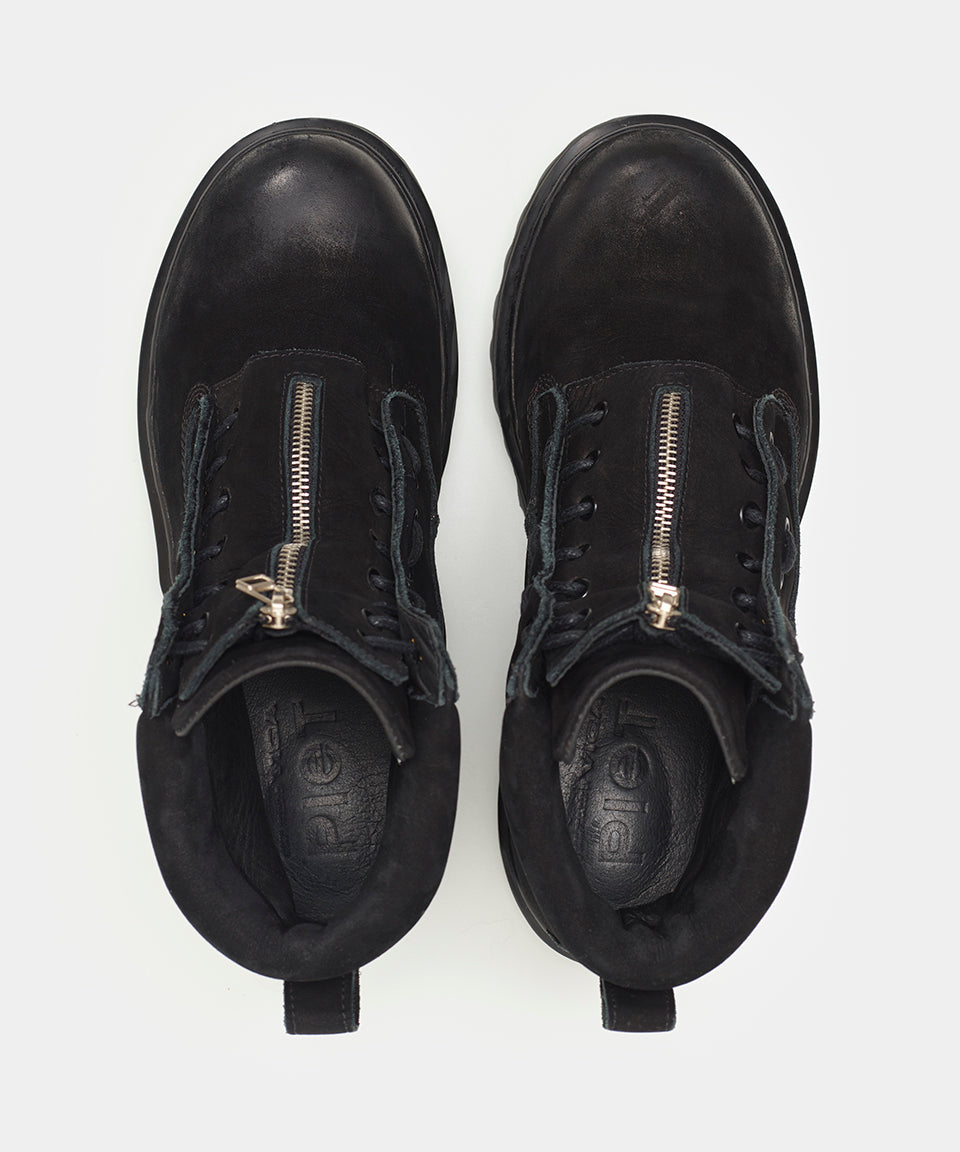 PIET Zippered Boots - Black