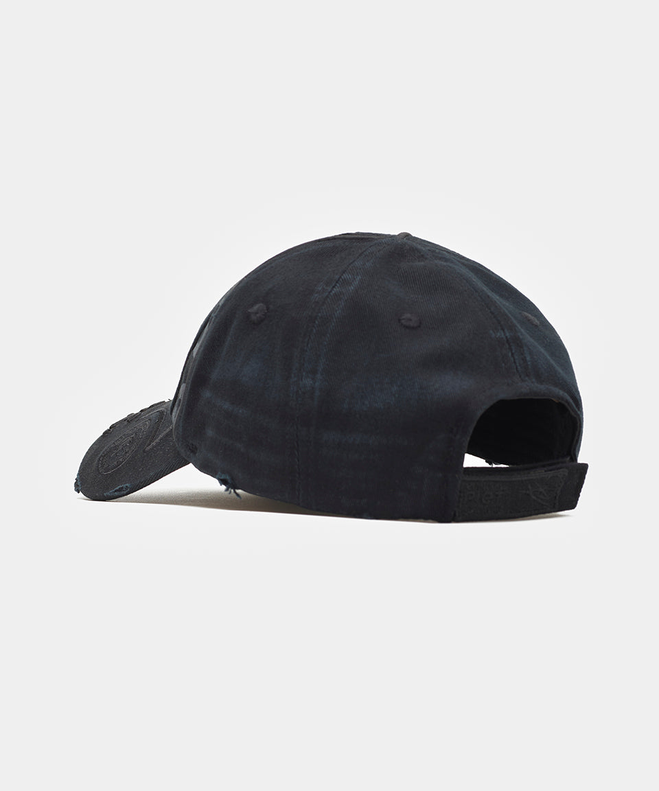 Piet F.C. Distressed Cap - Black