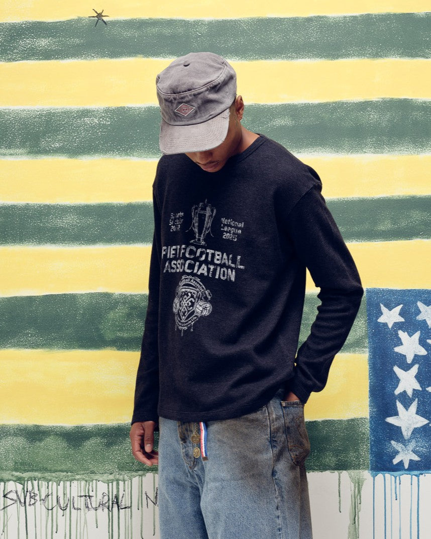 Distressed Cap Vintage Black