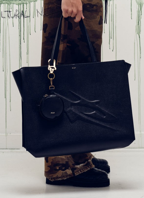 Leather Coin Pouch Black
