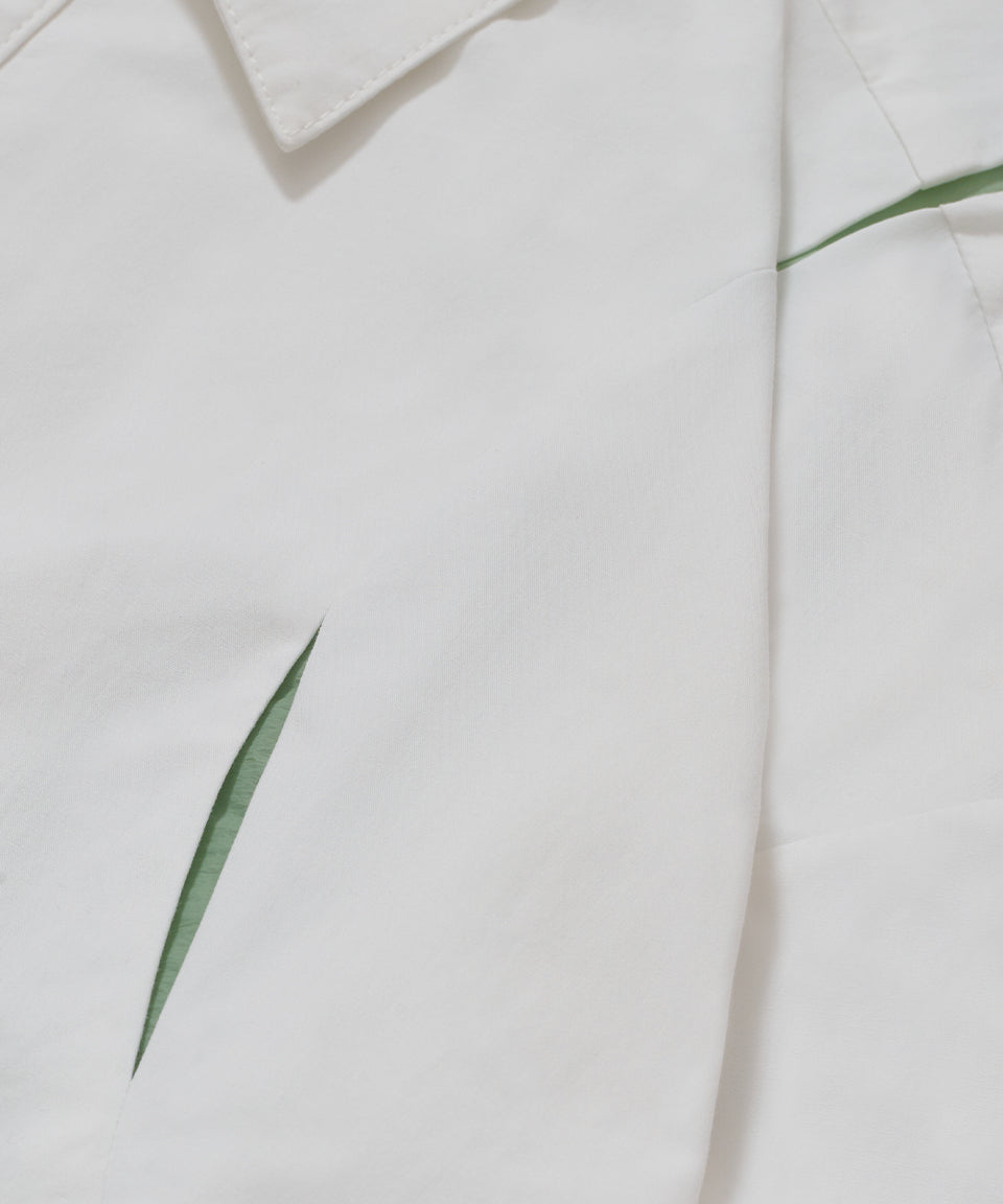 Louva-Deus Poplin Shirt - Off White
