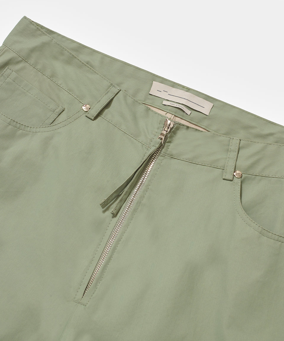 Stag Coated Trousers - Green
