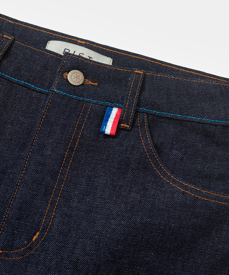 Piet + Peugeot Raw Denim Trousers