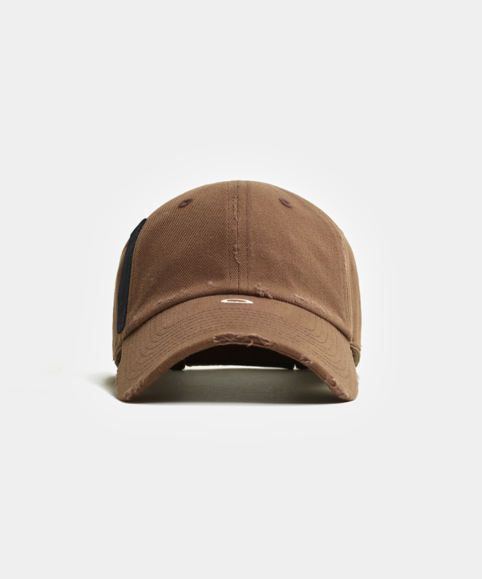 Piet + Oakley Nano Logo Cap  - Dark Brown